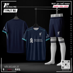 Áo Câu Lạc Bộ Liver 2024 Màu Xanh Navy Đậm