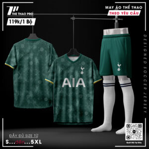 Áo Bóng Đá Tottenham 2024 Sân Khách – Xanh Rêu Đậm