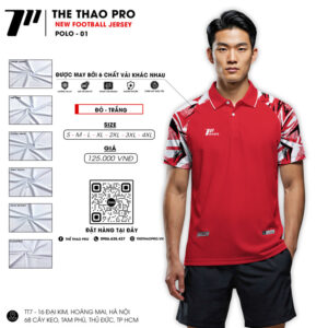 Áo Thể Thao POLO - 01 Đỏ Năng Động