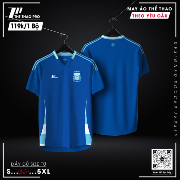 Áo Thể Thao Màu Xanh Dương Năng Động – The Thao Pro