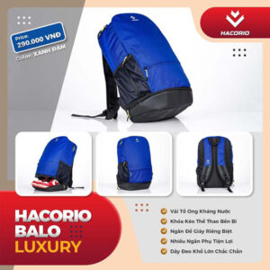 Balo HACORIO Xanh Đậm - Dành Cho Người Năng Động, Phong Cách Thể Thao
