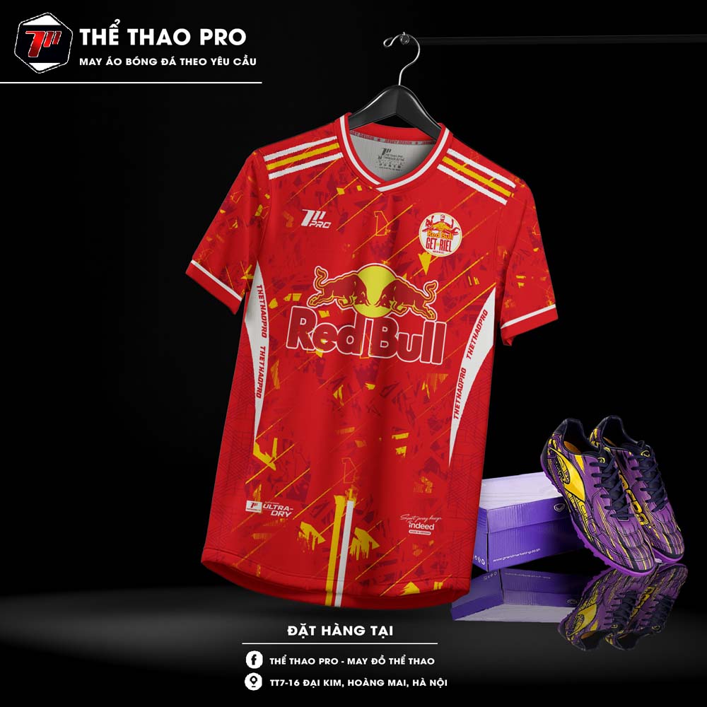 Áo Bóng Đá Red Bull 2026 Đỏ Tươi – Năng Lượng & Đỉnh Cao Thể Thao